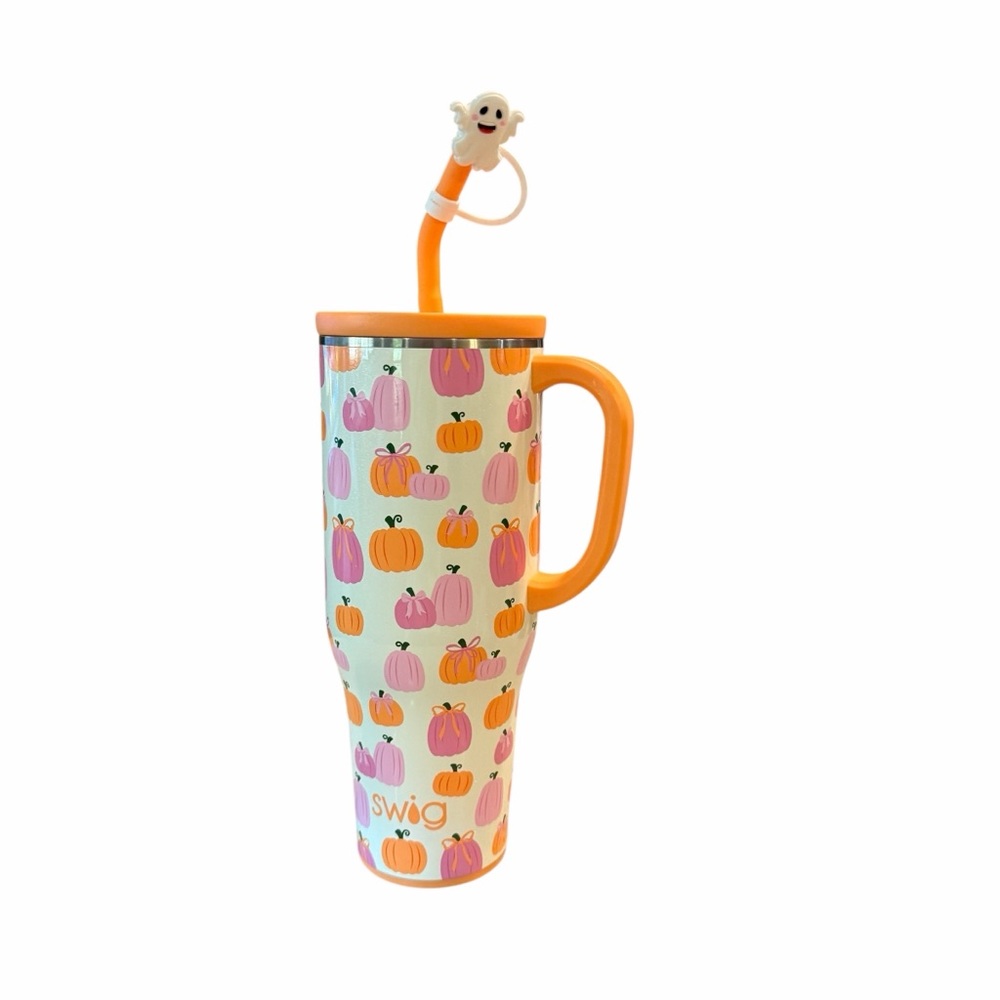 Swig Life Pumpkin Fall 40 oz Tumbler with Straw